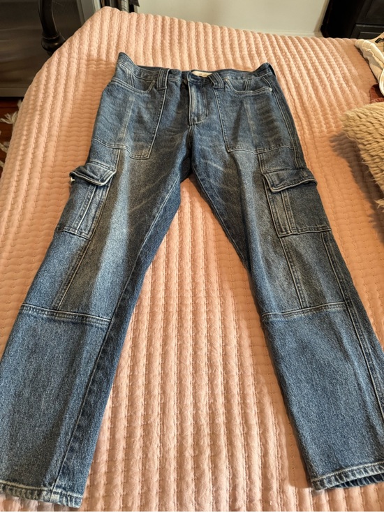 KanCan Denim - KanCan Dark Blue Cargo Denim Pants